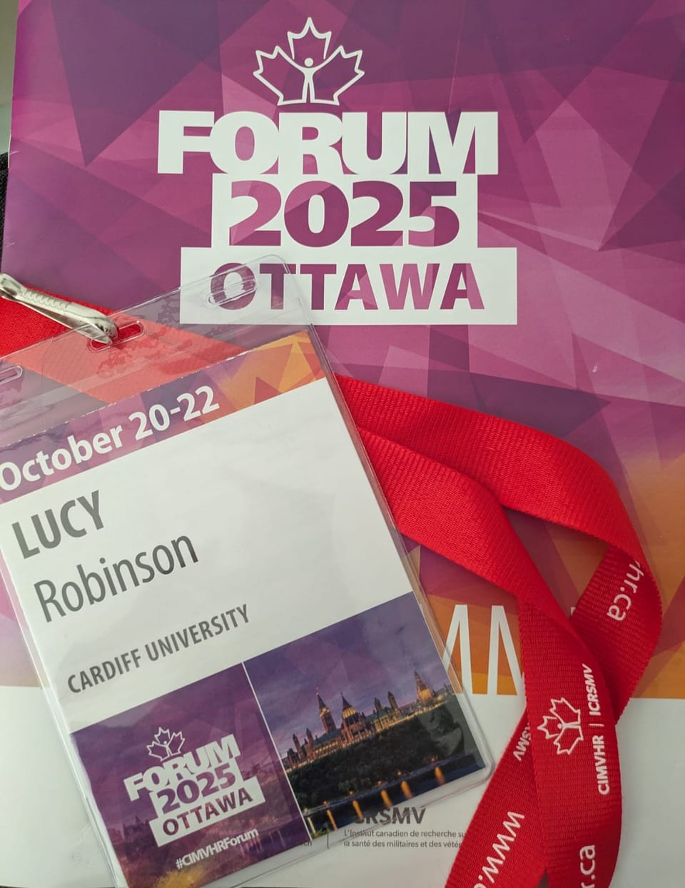 Canadian Institute for Military and Veteran Health Research (CIMVHR) Forum 2025 – Reflections from a postdoc