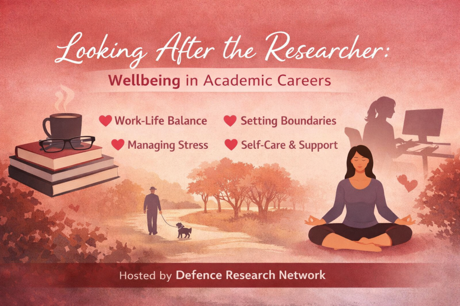 Upcoming DRN event - Looking After the Researcher: Wellbeing in Academic Careers